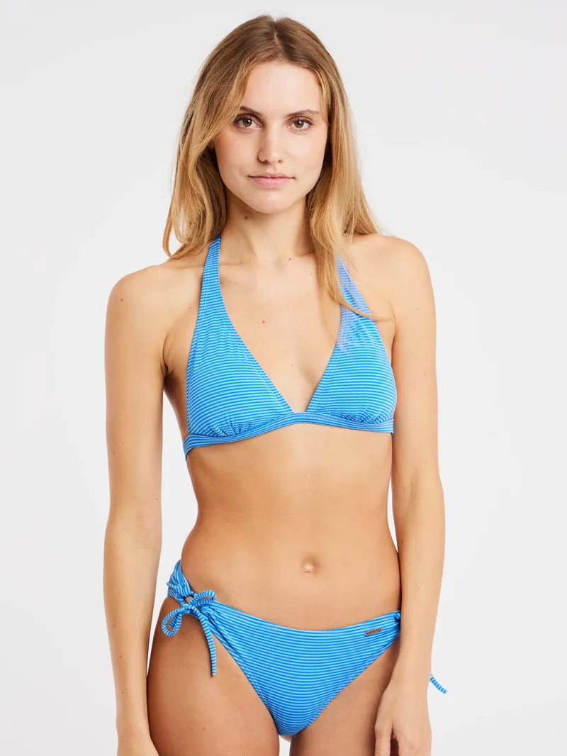 Protest Mixalysa Halter Neck Bikini Top Havasublue-1